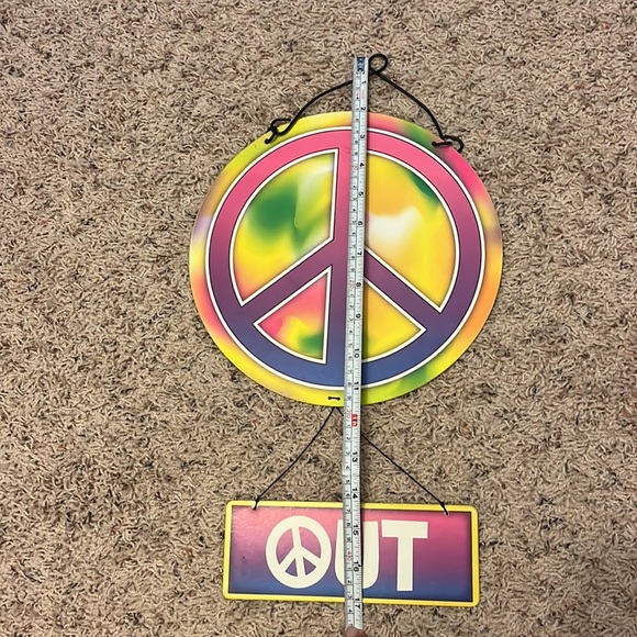 PEACE OUT ☮️ Sign - Picture 5 of 6